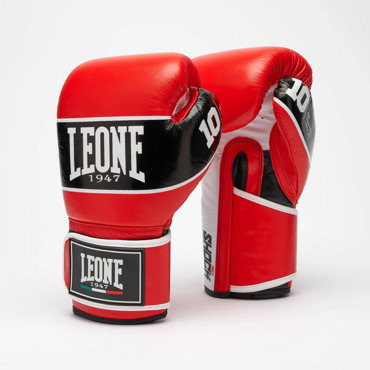 Leone SHOCK PRO Γάντια Πυγμαχίας -red